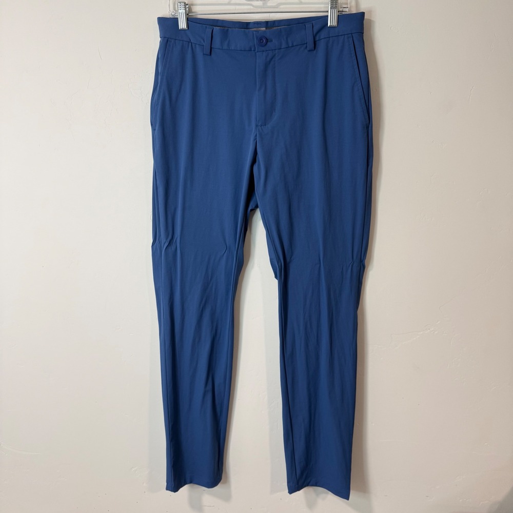 Vineyard Vines Mens Performance On-The-Go Pant 32x32 Blue Chino Golf 1P000005